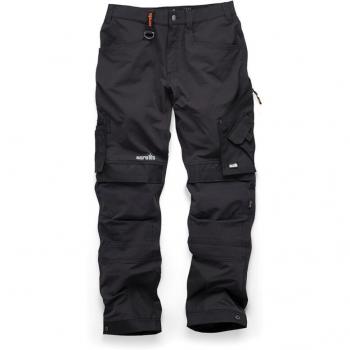 Scruffs Pro Flex Plus Work Pants Black 34R