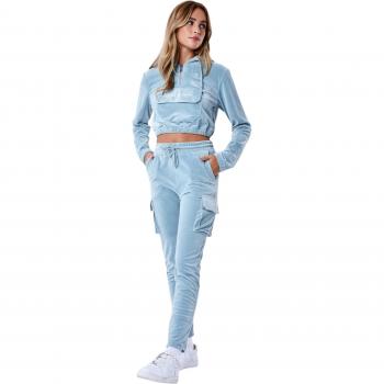 Pantalón de chándal mujer terciopelo Project X Paris