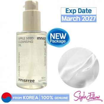 Innisfree Crème Nettoyante aux Pépins de Pomme 150 ml + Échantillons Offerts
