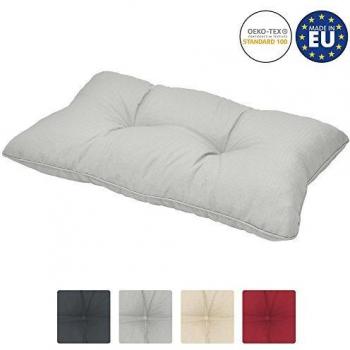 Cuscino Lounge Impermeabile XLuna da Esterno Grigio Chiaro 50x40x12 cm
