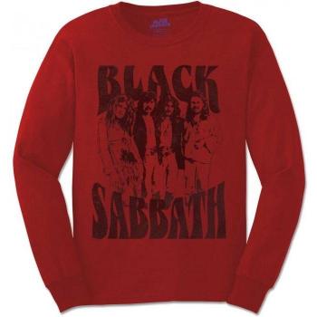T-shirt Black Sabbath M rouge à manches longues