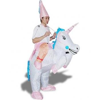 Costume magico gonfiabile con unicorno