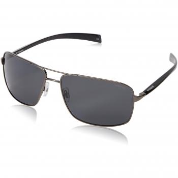 Polaroid Herren Sonnenbrille PLD 2023/S Y2 CVL 64, Schwarz
