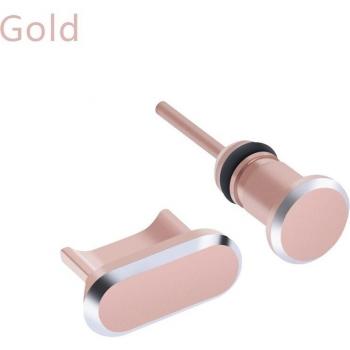 Metallischer Staubstecker für Android Geräte