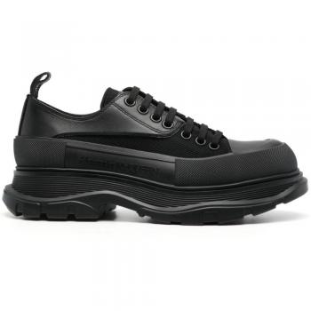 Alexander McQueen Men's Sneakers, Black with Mesh, Size 9.5 US