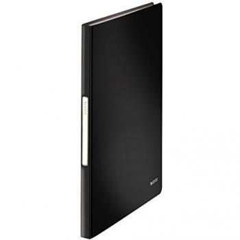 Classeur de présentation A4 40 pochettes noir Leitz Solid