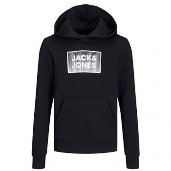 Jack&Jones Junior Sweatshirt Steel 12249653 Schwarz Regular Fit 128 Jungen
