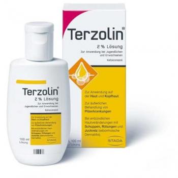 Terzolin 2% Lösung zur äußerlichen Behandlung von Pilzerkrankungen, 100 ml Lösung