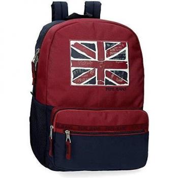 Mochila Infantil Pepe Jeans Andy Adaptable Color Rojo