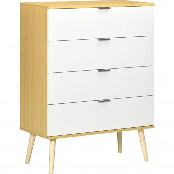 HOMCOM Schubladenschrank, 72 x 36 x 97 cm, Kippschutz