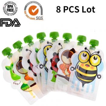 Sachet de conservation pour aliments pour bébés, 10 pièces
