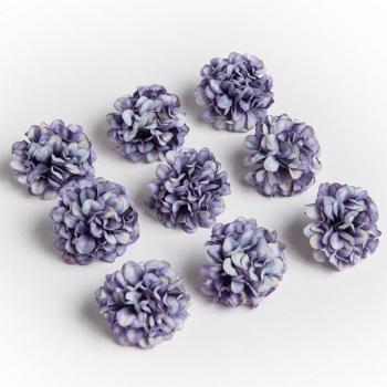 50Pcs Decorative Silk Carnation Flower Heads for DIY Wreaths