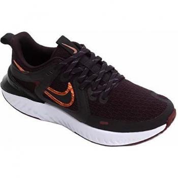 Nike Women's Legend React 2 Laufschuh – Burgunder Esche / Metallic Copper / Black – EU 40