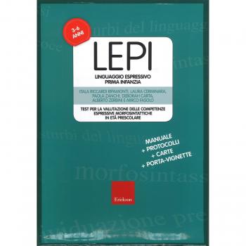 LEPI. Linguaggio espressivo prima infanzia. Test per la valutazione delle competenze espressive e morfosintattiche in età prescolare. Con 25 Carte illustrate. Con Mascherina porta-vignette. Con ...