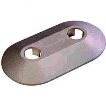 RVD 50/16 Doppelrosette von Flamco – 16 mm, weiß