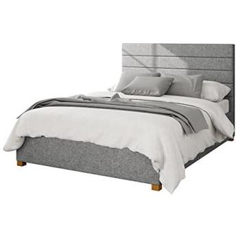 Unisex Aspen Kelly Ottoman – Grey Saxon Twill, Small Double