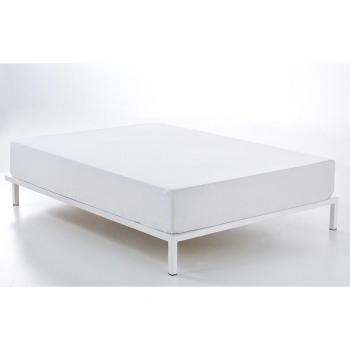 Bajera de Cama Blanca 200 hilos, Ajustable 105x35 cm
