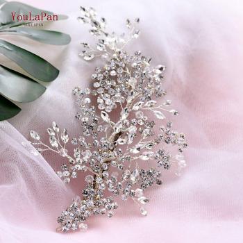 TOPQUEEN Goldene Haaraccessoires für Hochzeiten