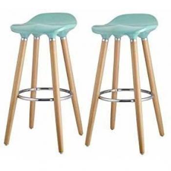 Tabourets de bar Oslo bleu
