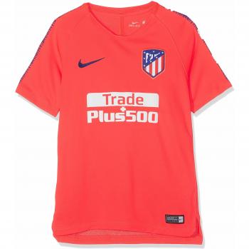 Nike ATM Y NK BRT SQD T-shirt à manches courtes mixte enfant, Rouge vif/Bleu royal profond, FR : M