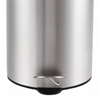 Progress Stainless Kitchen Trash Can – 30 L, Grey, Soft Close