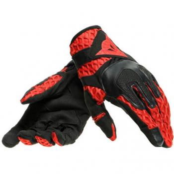 Dainese Air‑Maze Guanti Moto Estivi Nero/Rosso S
