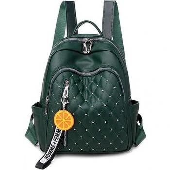 Bandoulière anti-vol en cuir PU, sac à dos féminin