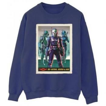 Herren-Sweatshirt „Bo-Katan Koska und Axe“ Star Wars L weiß