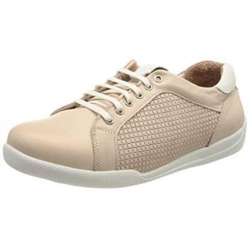 Esgano Damen Sneaker Rot Flacher Absatz 39