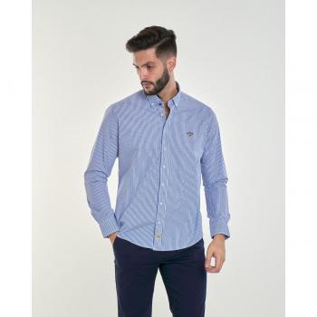 Camisa de hombre rayas azules