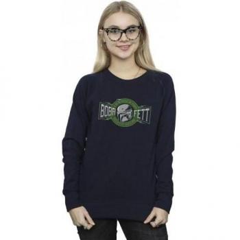 The Book of Boba Fett – Damen‑Sweatshirt „New Outlaw Boss“, L, Weiß