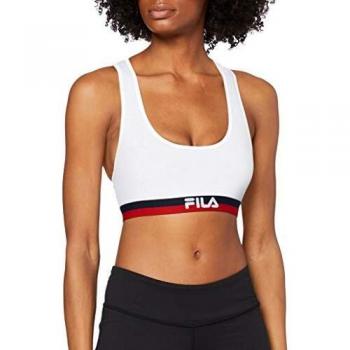 FILA Brassière de sport, Femme, Blanc, M