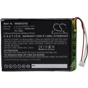Batteria Sony PHA‑3 Cuffie Portatile 4900 mAh Li‑Poly (VHBW)
