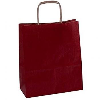 Paquet 50 Sacs kraft rouge