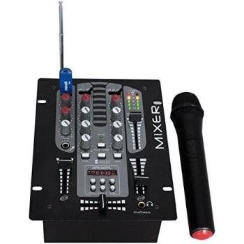 DJM150BT‑VHF – Table de Mixage Ibizienne à 2 Voies et 5 Canaux