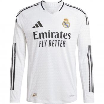Real Madrid 2024/25 Long Sleeve Home Authentic Jersey