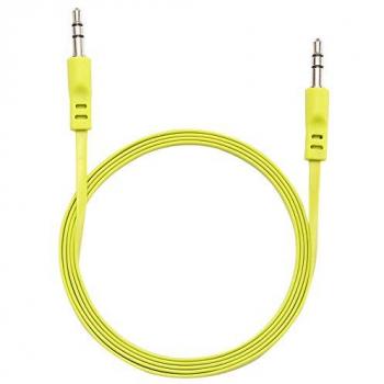 Câble audio jack 3,5mm mâle mâle plat 1,5m