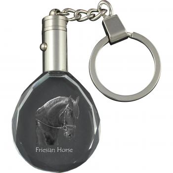 Frisian Horse Keychain