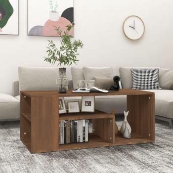 Table basse chêne marron 100x50x40 cm