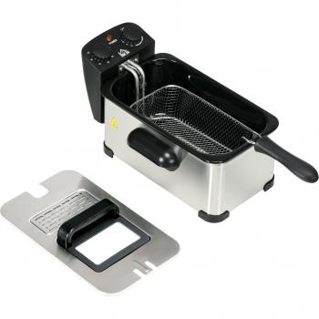 Homcom 3 Litre Deep Fryer with Timer and Viewing Window