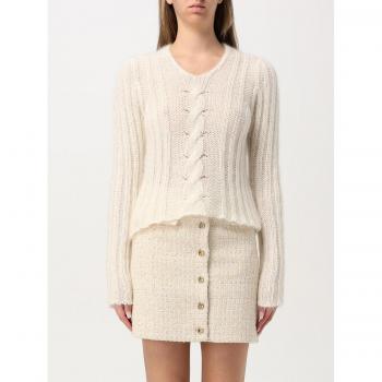 Sweater TWINSET Donna in misto lana Crema