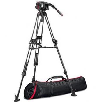 Manfrotto 509 Videokopf und Carbon-Stativ 645