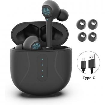 Casque sans fil Bluetooth TWS à commande tactile intelligente, autonomie de 7 à 9 heures