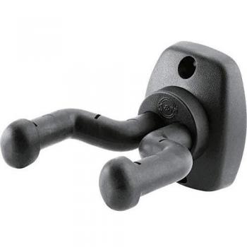 K&M 16250 Gitarrenwandhalter schwarz