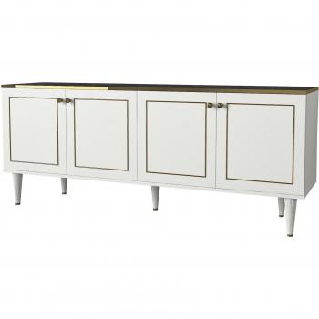 Console Luxe Blanc/Or