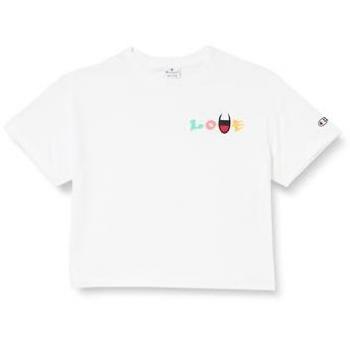 T-shirt bianca oversize con scritta Love