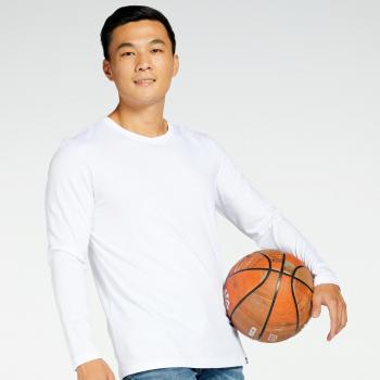 Maglia Manica Lunga Bianco Uomo Taglia M