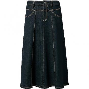 COMMA Jeansrock Damen dunkelblau Größe 46