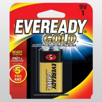 Pile rectangulaire e92, 9v, eveready, made in korea