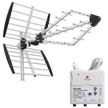 Pack Viper Triax Antenne TNT + Amplificateur 2 Sorties